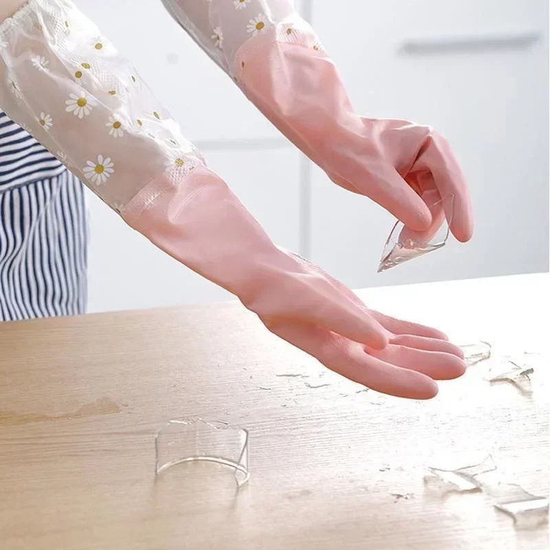 Household Long Sleeve Rubber G - đánh giá và giá Rubber Glove Cleaning