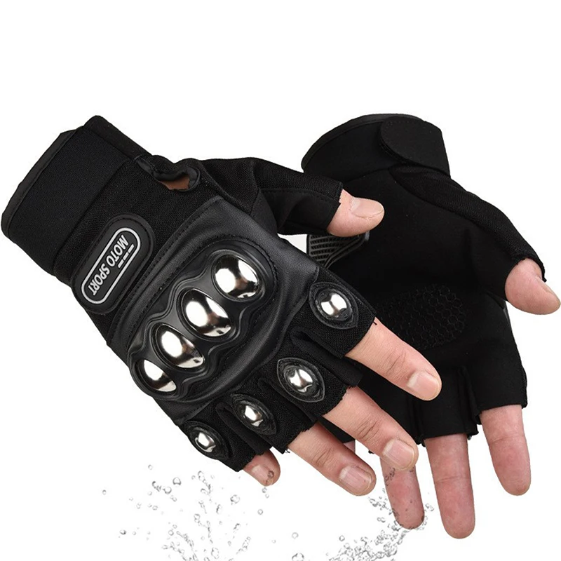Half Finger Protective Motorcy - đánh giá và giá Motorcycle Glove Knuckle