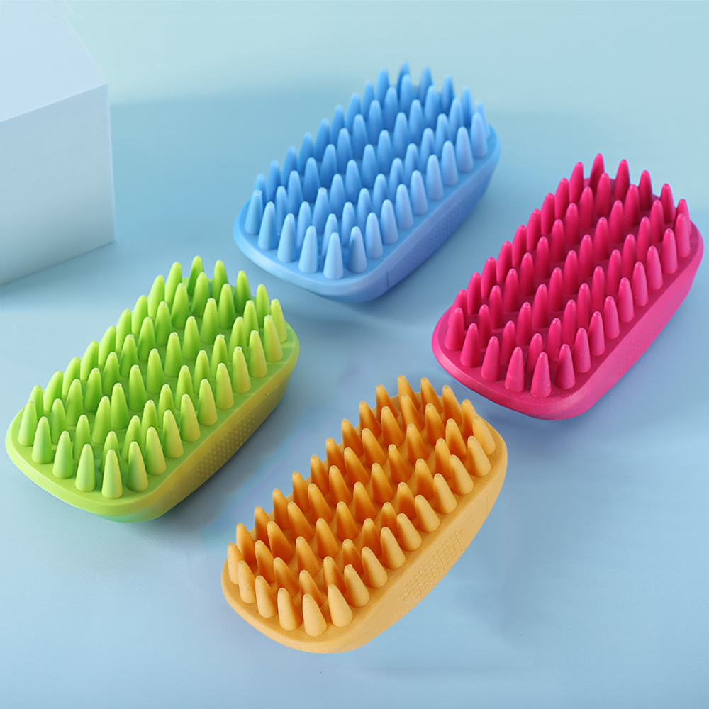 1pcs Pet Bath Brush Rubber Com - đánh giá và giá Rubber Glove Cleaning